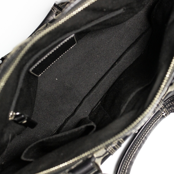 COACH HAMPTON SIGNATURE ZIP SATCHEL BAG F13977 - Picture 5 of 5